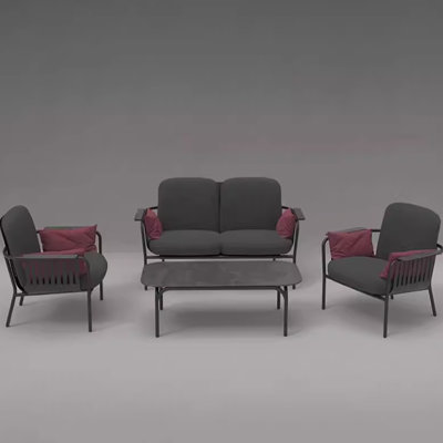 Ensembles de canapés simples et imperméables pour l'extérieur