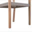 Ensemble de 2 chaises de salle à manger d'extérieur, structure en bois d'acacia teck clair et osier PE brun clair, idéal pour les patios et les jardins