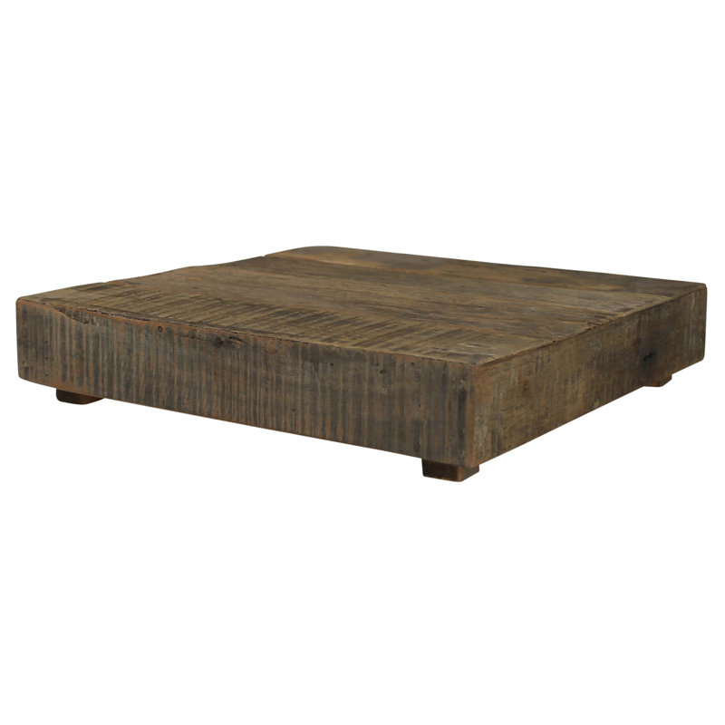 Lincoln Reclaimed Wood Square Risers Set of 3