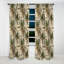 Toile flottante motif tropical - Rideau floral - Rideau floral obscurcissant - 1 panneau-107597272
