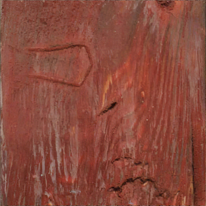 Support de ferme rétro, collection Barnwood, Rouge usé, H 12 po x l 3,5 po x P 8 po