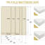 Tri-Fold matelas en mousse à mémoire de forme 6 po, matelas escamotable pliable avec housse lavable-760274973