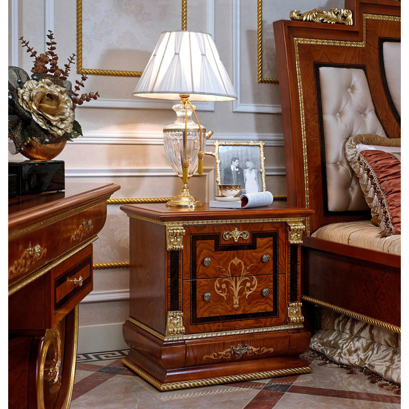 26.8'' W Solid Wood Nightstand
