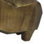 Sculpture Geny Modern Rhino, décoration de table, finition or antique
