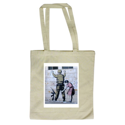 Soldier Searched by a Girl Tote Bag