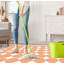 Retalic Geometric Shapes Vinyl Machine Printed Area Rug-921653186
