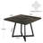 31.5" Industrial Square Dining Table, Small Kitchen Table for 4-1775011773-1748282163