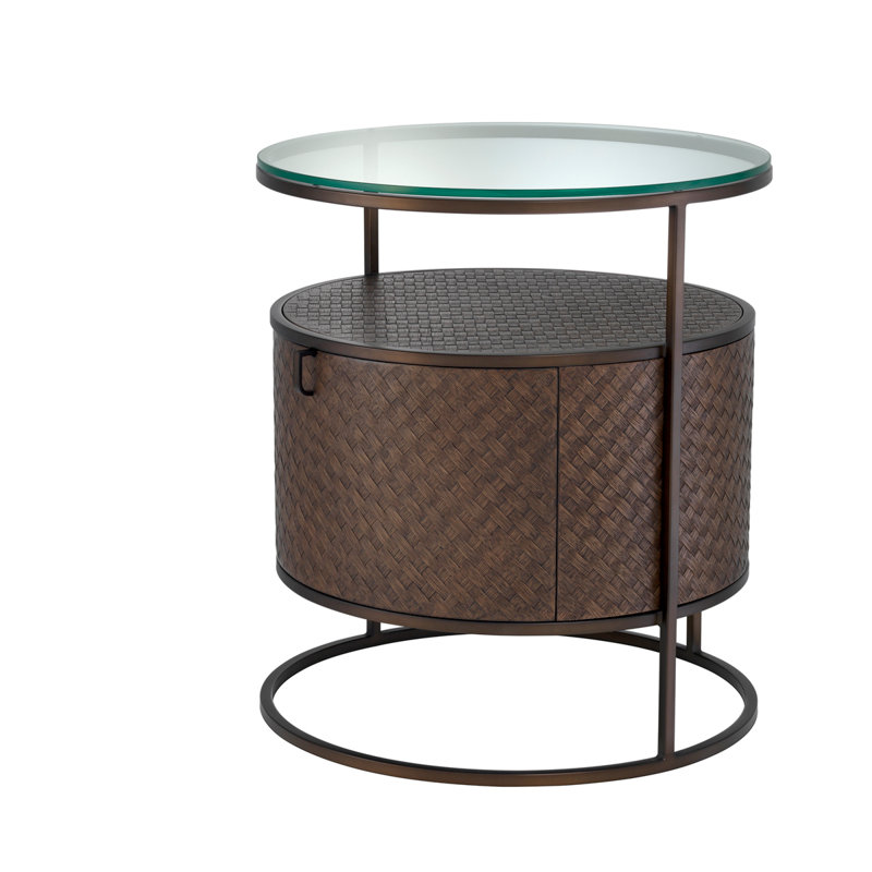 Napa Valley Glass End Table