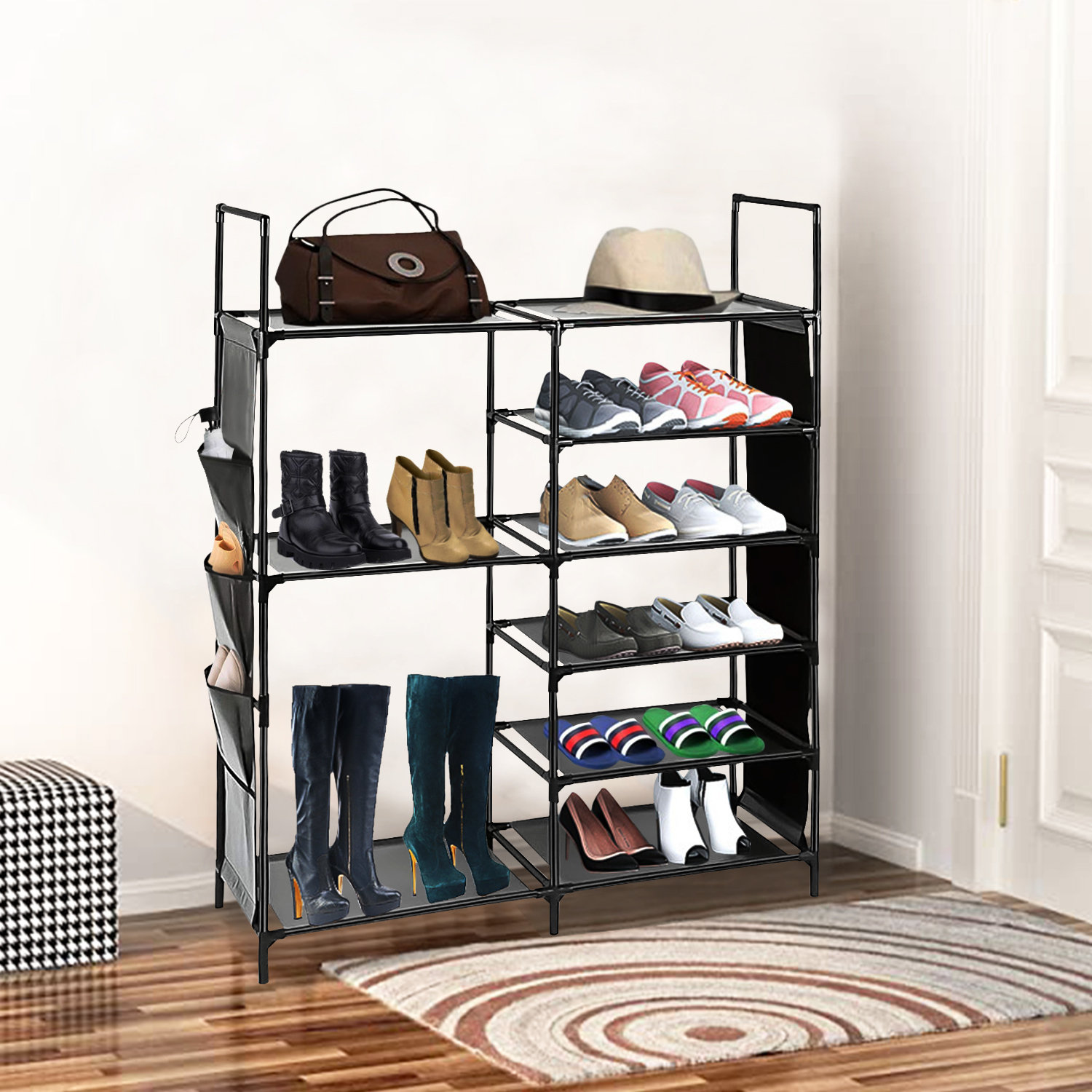 Rebrilliant 36 Pair Shoe Rack | Wayfair