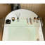 Plateau transparent pour panier de baignoire en acrylique, tablette de baignoire