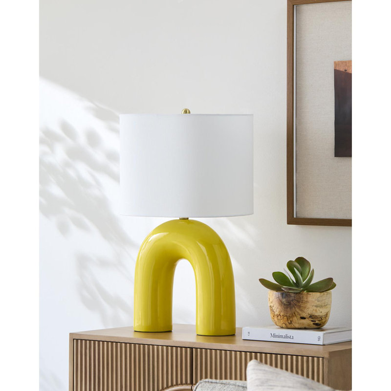 Henock Table Lamp, Yellow