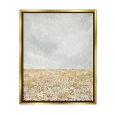 «Cloudy Abstract Meadow» sur toile