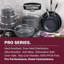 Batterie de cuisine antiadhésive en aluminium 13 pièces Granitestone Diamond Pro