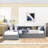 Wooden Daybed with Storage Drawers-1804342765