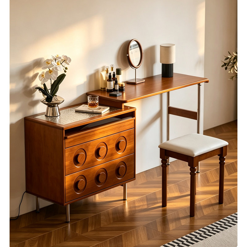 Ensemble de meuble-lavabo de grande capacité avec commode indépendante