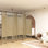 Paravent pliable 6 panneaux, 5,6 pi, écran d'intimité en fibre Wave, bois naturel Vigor pour chambre à coucher, salon, cloison de bureau personnel, espace de travail Gleam