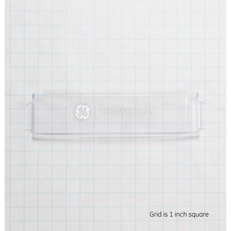 Refrigerator door shelf trim