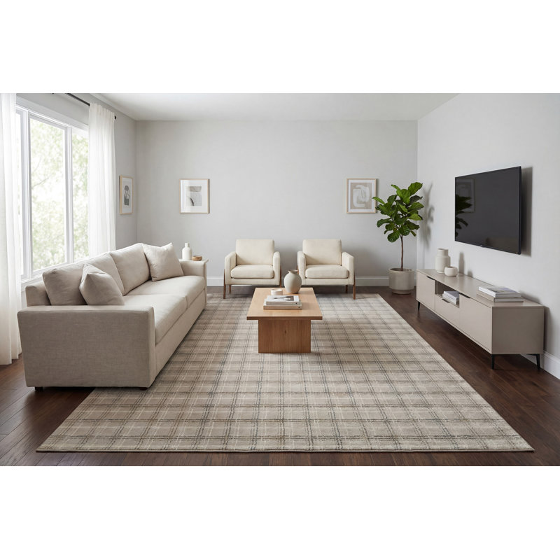 HARMONY 2.2X3.11 59005-8575 BEIGE/GREY, Rectangle 2'2" x 3'11"