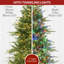 Multicolore sapin de Noël illuminé pré-éclairé