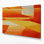 «Geometric Abstraction 70», art mural sur toile brune