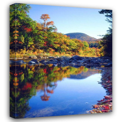Art sur toile, Talbot Frank, Christopher Gallery: New Hampshire, A waterfall in the White Mountains