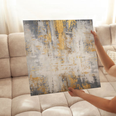 Abstrait, horizon transitionnel, reproduction d'art non encadrée