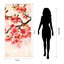 Composition de cerisier en fleurs sur verre