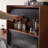 Retro solid wood  sideboard