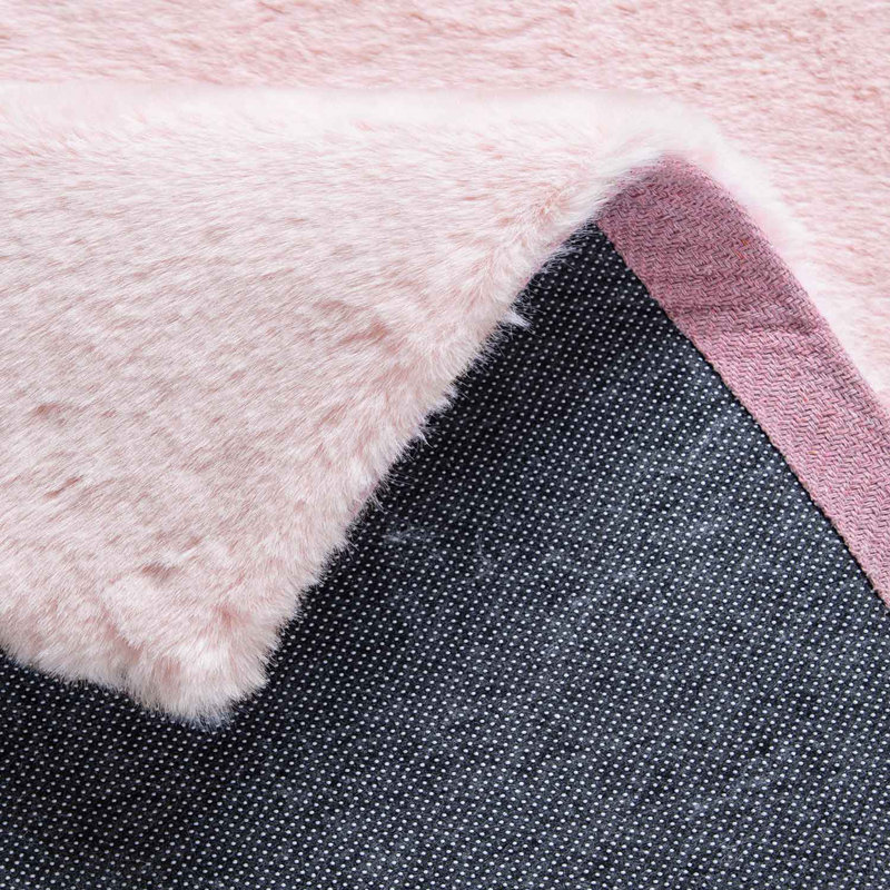 Erdemir   Solid Colour Sheepskin Area Rug, Rectangle 120 x 160cm