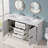 60'' Single Bathroom Vanity With Cultured Top, Pre-Assembled Bathroom Cabinet