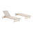 Outdoor Patio Aluminum Chaise Lounge, Set Of 2-1107828118
