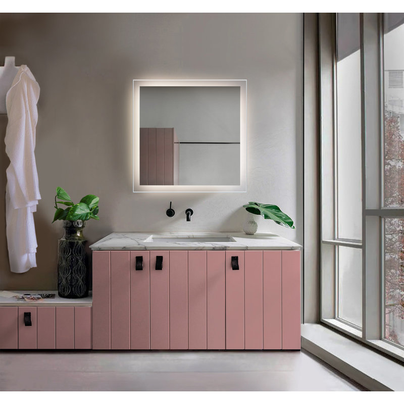 Miroir de salle de bain mural Raney, 36 po x 36 po