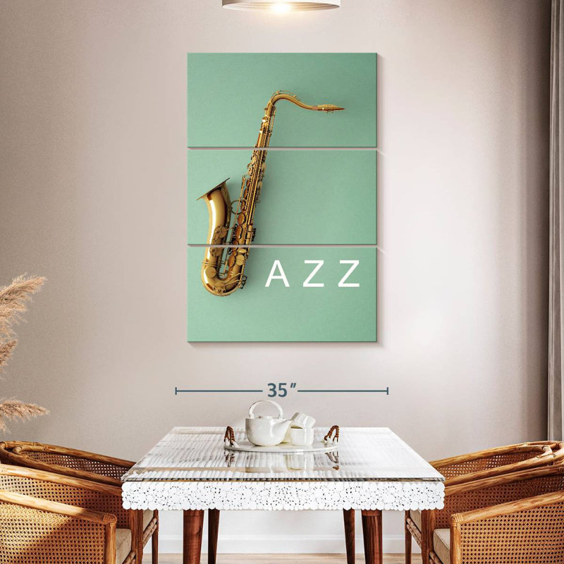 Abarca Jazz Saxophone, 50" H x 32" W
