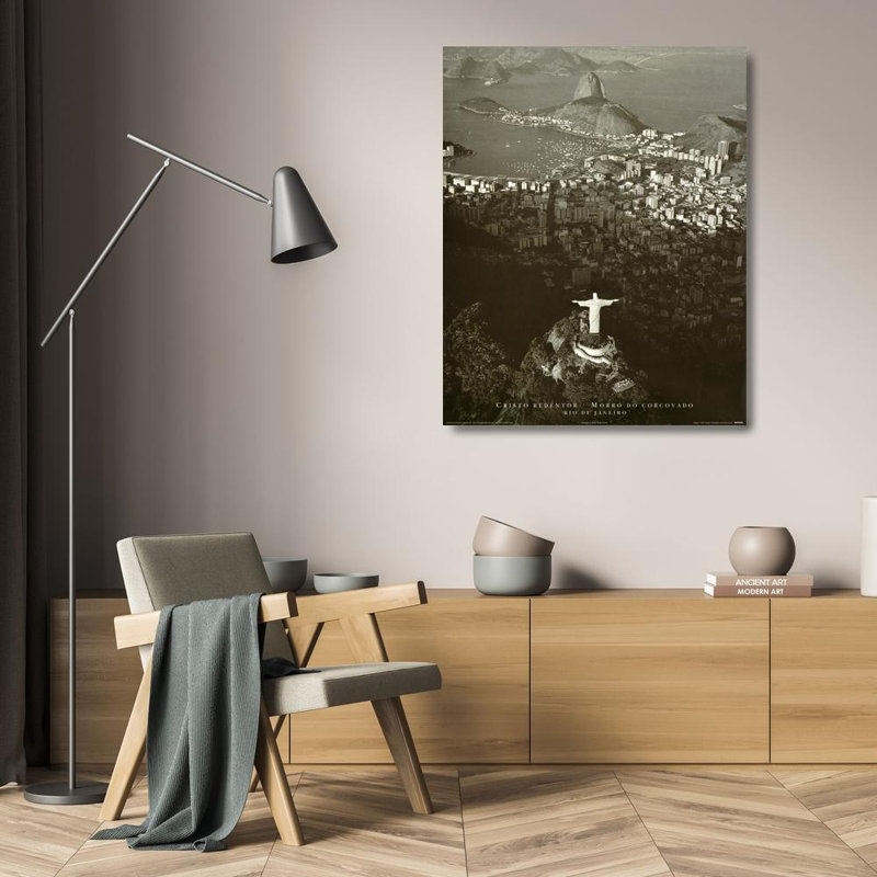 B/W Rio De Janeiro, 24" H x 19" W