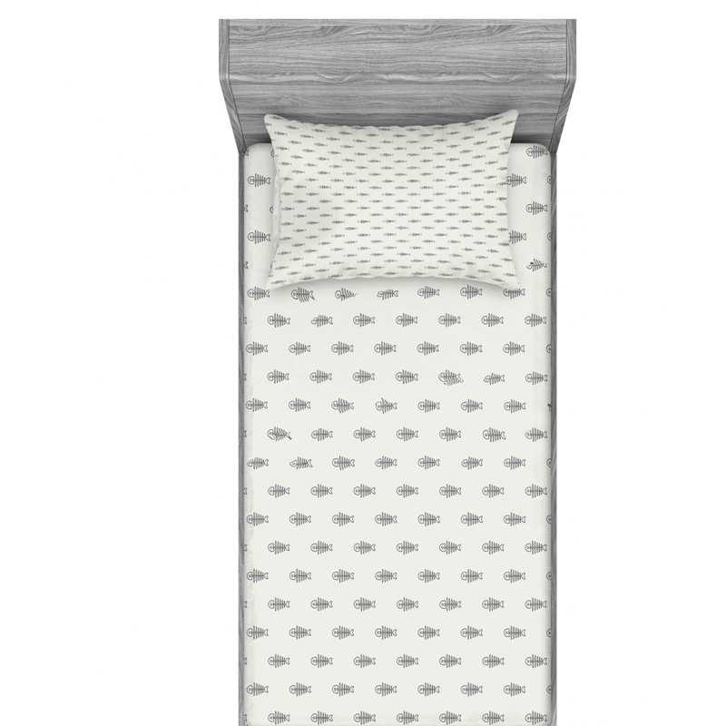 Microfiber Sheet Set, Twin XL Sheet Set with Fitted Sheet