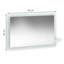Selfridge Glass Flat Wall Mirror