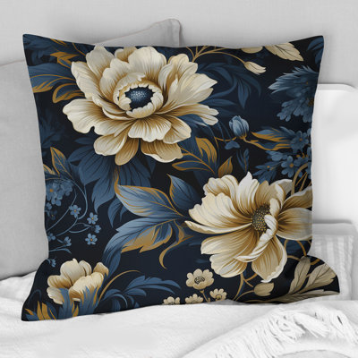 Floral Throw Pillow