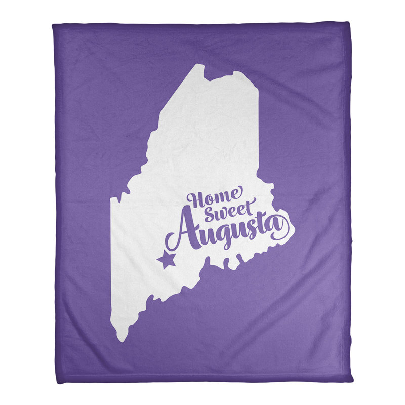 Couverture polaire aurora pour la maison, 60 po x 80 po, Mauve