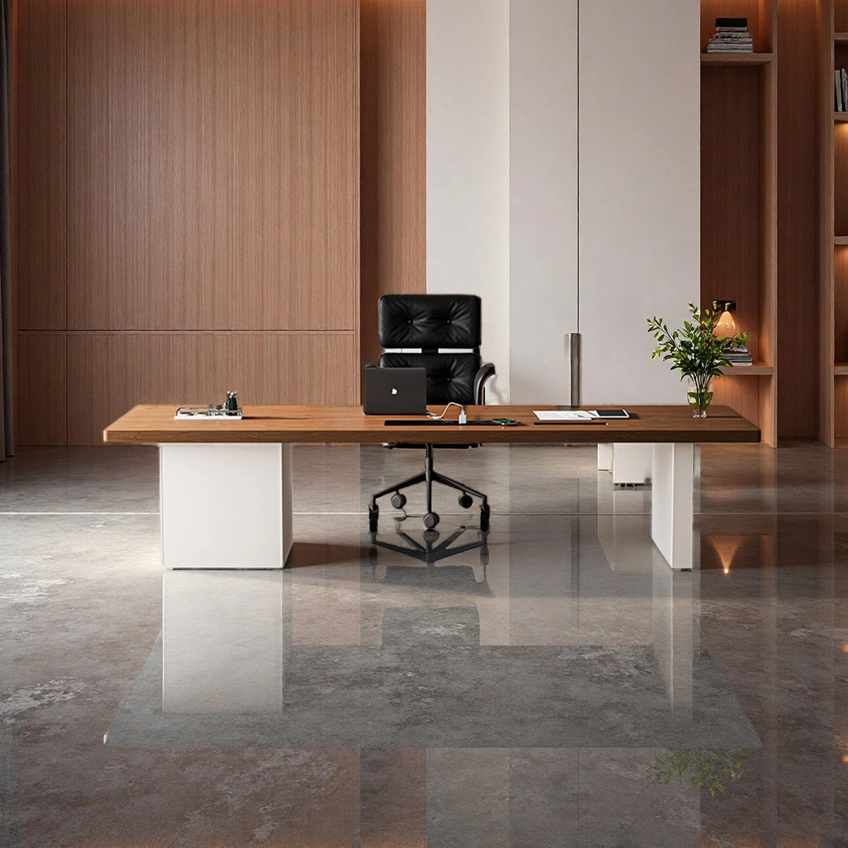 Hokku Designs Luxury-Style Modern Computer Desk - Wayfair Canada