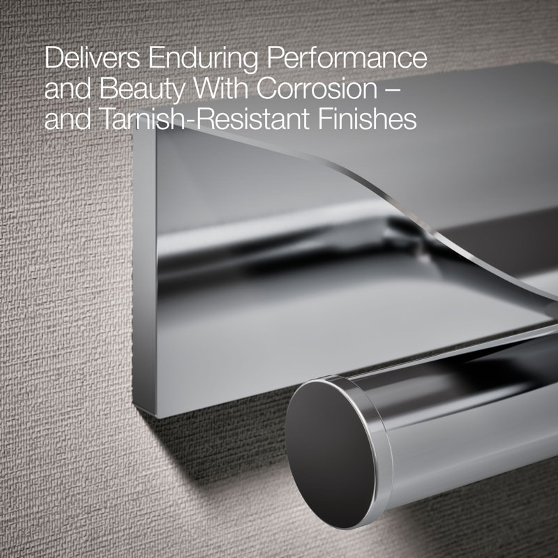 Avid Wall Mount Toilet Paper Holder, Polished Chrome