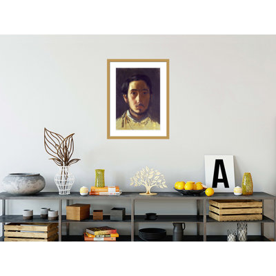 «Degas Self Portrait» par Edgar Degas, impression giclée sur cadre
