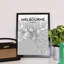 Melbourne City Map - No Frame Print-2067970078