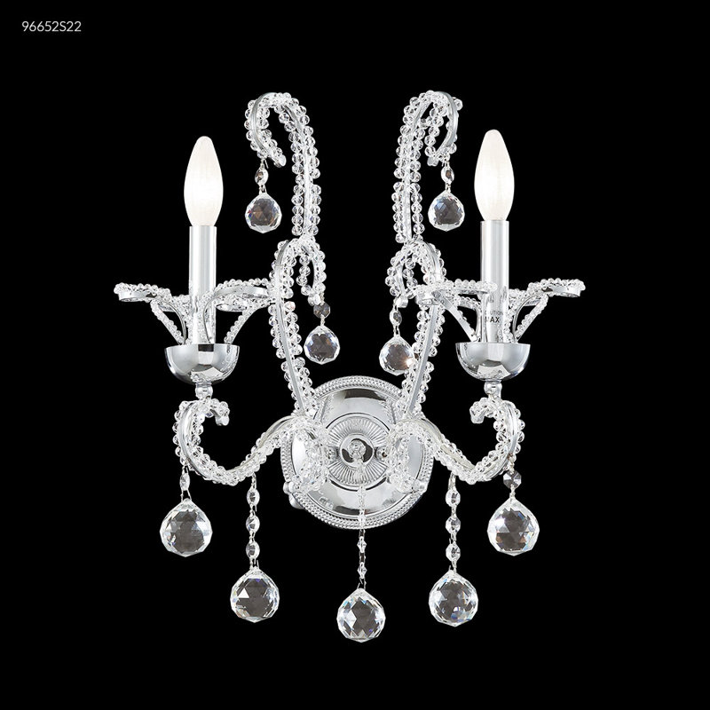 Pearl 2 - Light Candle Wall Light
