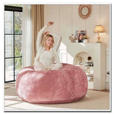 Housse amovible pour fauteuil à billes en mousse à mémoire de forme