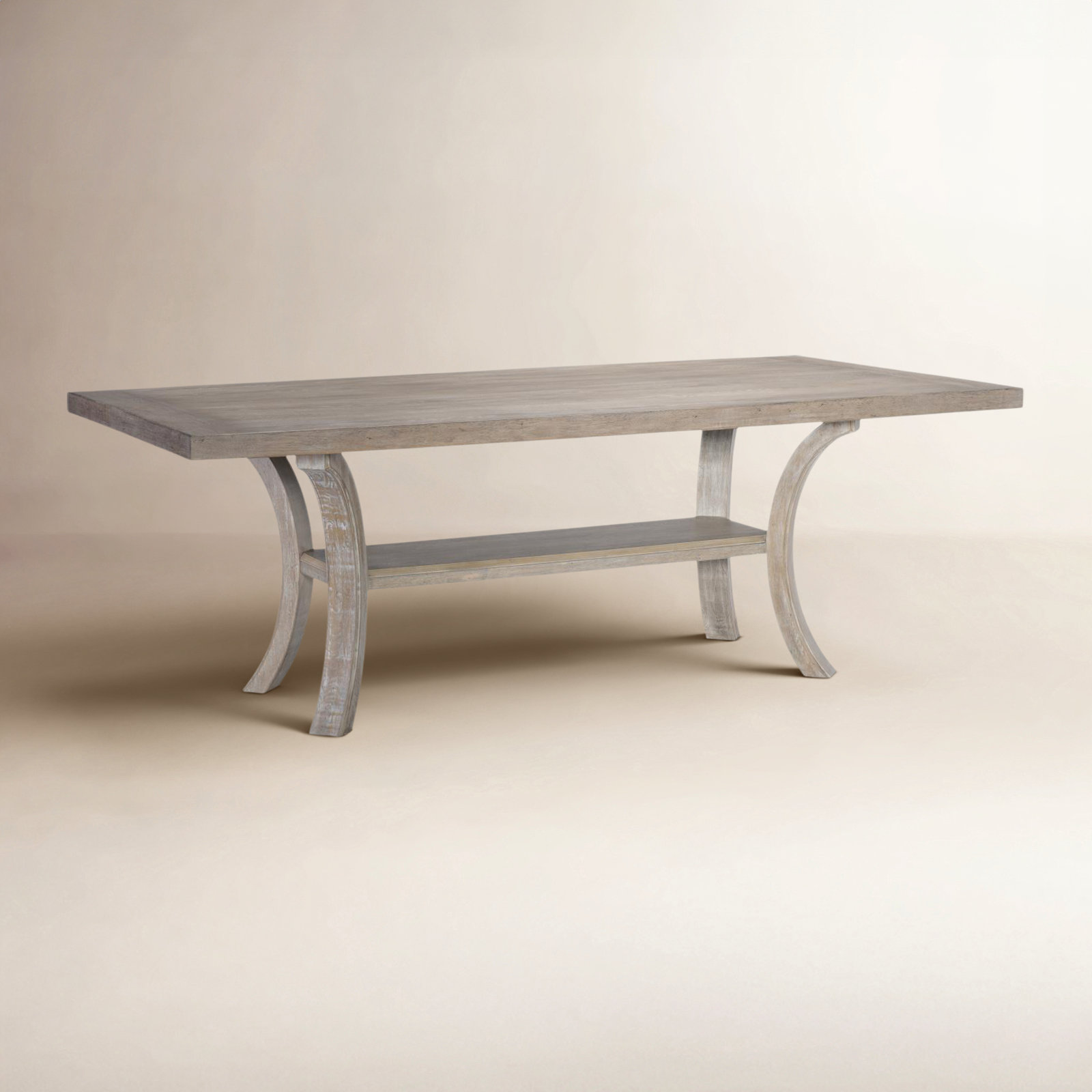 86" Oak Dining Table