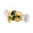 Classic Rosette with Crystal Door Knob-496922741-496922747