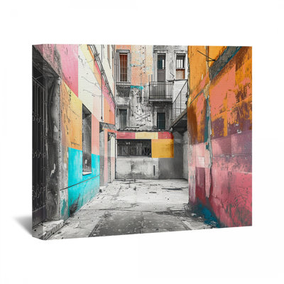Toile urbaine Cityscape - décoration murale urbaine