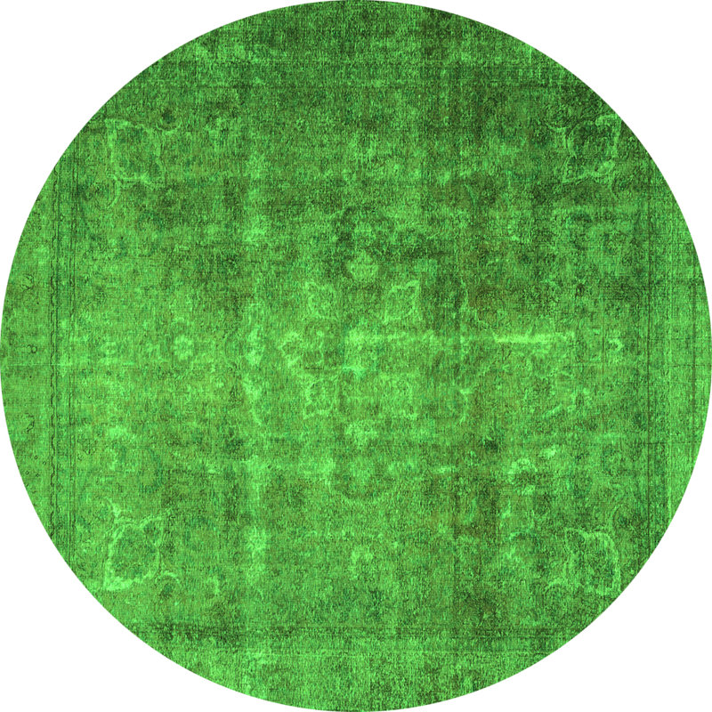 Eliezel Performance Oriental Indoor Rug, Round 8'