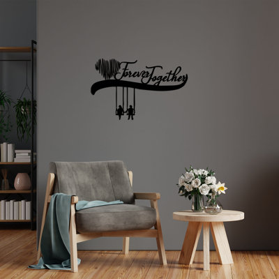 Stylish Decorative Metal Wall Accessory, Black, 27.2 x 17.3 inches | 100% Metal Construction, Thickness: 0.06 inches | Lightweight at 2.2 lbs, Easy Wall Mount Design | Perfect for Home Decor & Modern Interiors
