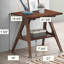 Mid-Century Modern End Table With Shelf - Brown Color Theme Rectangular Wood Functional And Attractive Home Furnishing